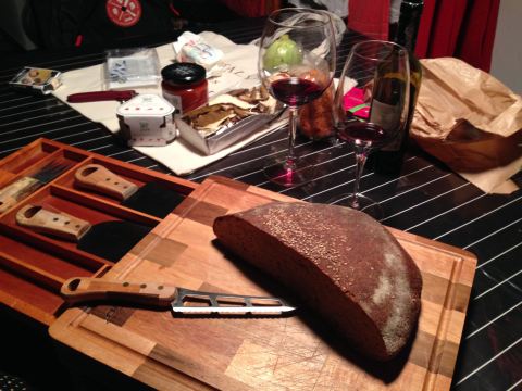 Jantar depois da visita ao Eataly de Torino